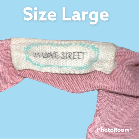 23 Love Street 💕Large Tank Top With Back ✂️Cut in Strips - Picture 4 of 4